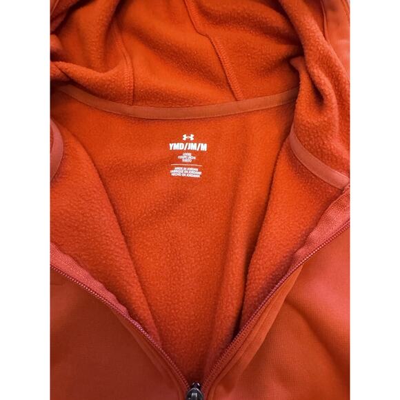 Under Armour Youth Athletic Hoodies (2) Youth Medium Red And Blue Full Zip - Picture 3 of 7